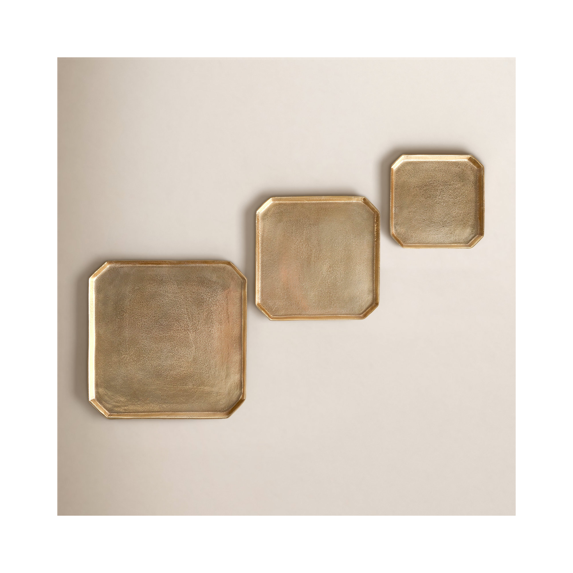 Astaire Square Aluminum Tray