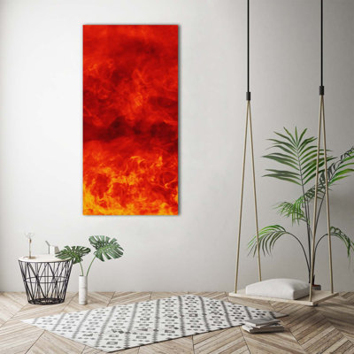 Flames - Wrapped Canvas Print