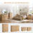 Mid-Century 29.5W 5-Drawers Dresser (Set Of 2),Wood Tall Chest of Drawers-658578512