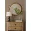 Miroir rond English Oak