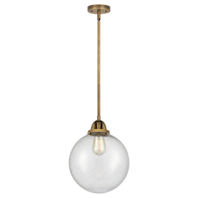 Nouveau - Mini-luminaire suspendu à tige 1 lumière 10 po Alfonsa - ampoule non incluse