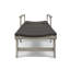 Chaise longue en bois et osier Hampton