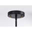 Lustre de style moderne-contemporain de 47 po Conchur noir mat-1770860061