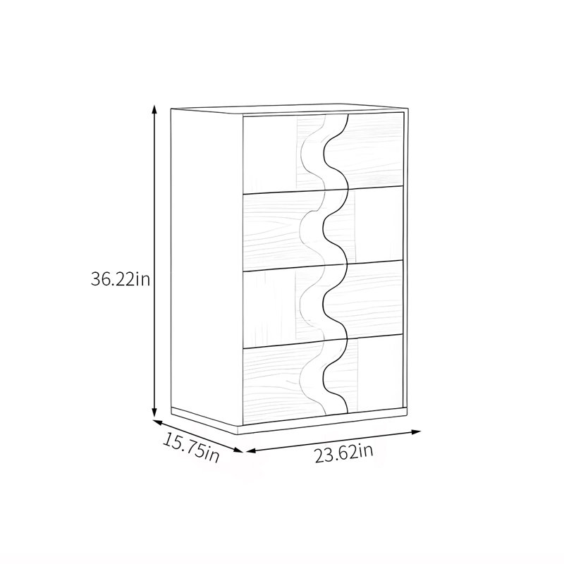 Sofa side cabinet multi-functional drawer cabinet
