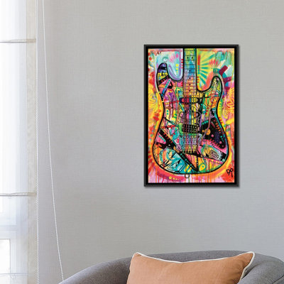 «Guitare», reproduction d'impression sur toile