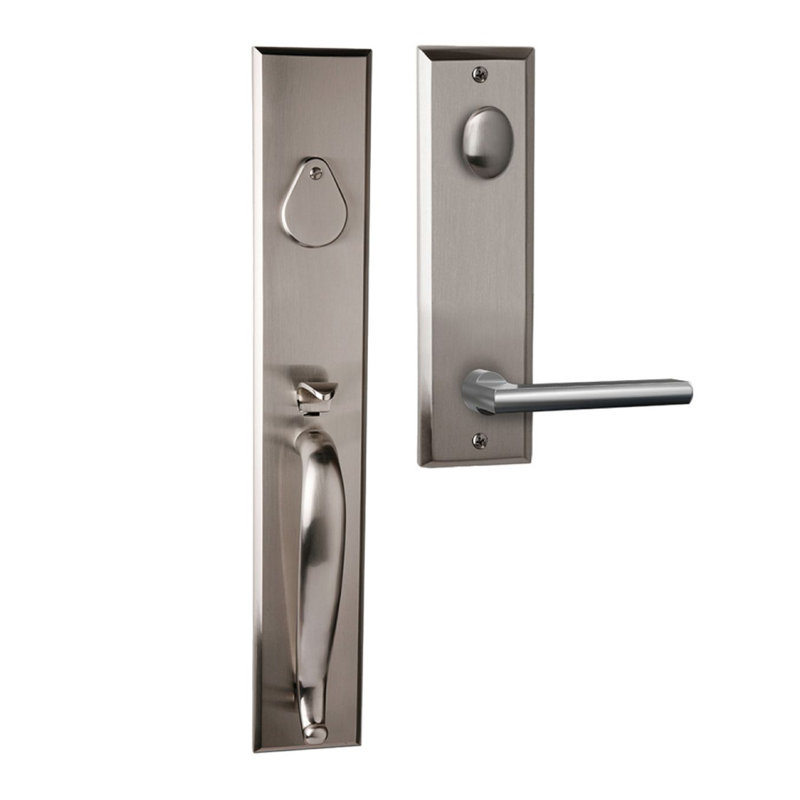 Ensemble de poignées Charleston Bravura 980G-839 avec levier Delray en nickel satiné - R, Oui