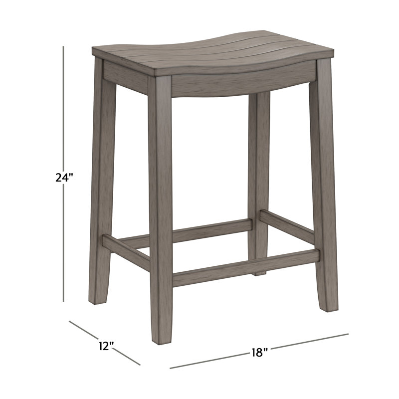 Katwa Counter Stool, Counter Stool (24" Seat Height), Gray