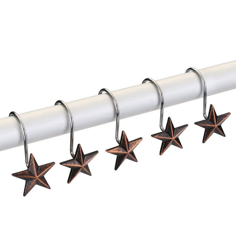 Crochets de rideau de douche Star