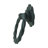 Black Wrought Iron Ring Cabinet Pulls Flower Style Drawer Pulls Rust Resistant