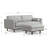 Morrison  Sofa and Ottoman Set in Woven-Blend Fabric-309254792-309254839
