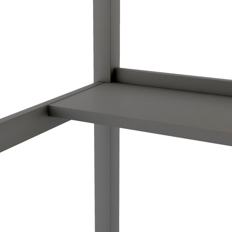 Geramiah Kids Loft Bed, Gray, Twin