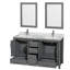 Sheffield 60" Double Bathroom Vanity Set with Mirror-1665796952