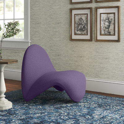 MoMa Wool Blend Upholstered Lounge Chair by Manhattan Comfort