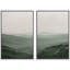 «Pastel Watercolor Geometric Landscape», 2 pièces-98554566-98554568