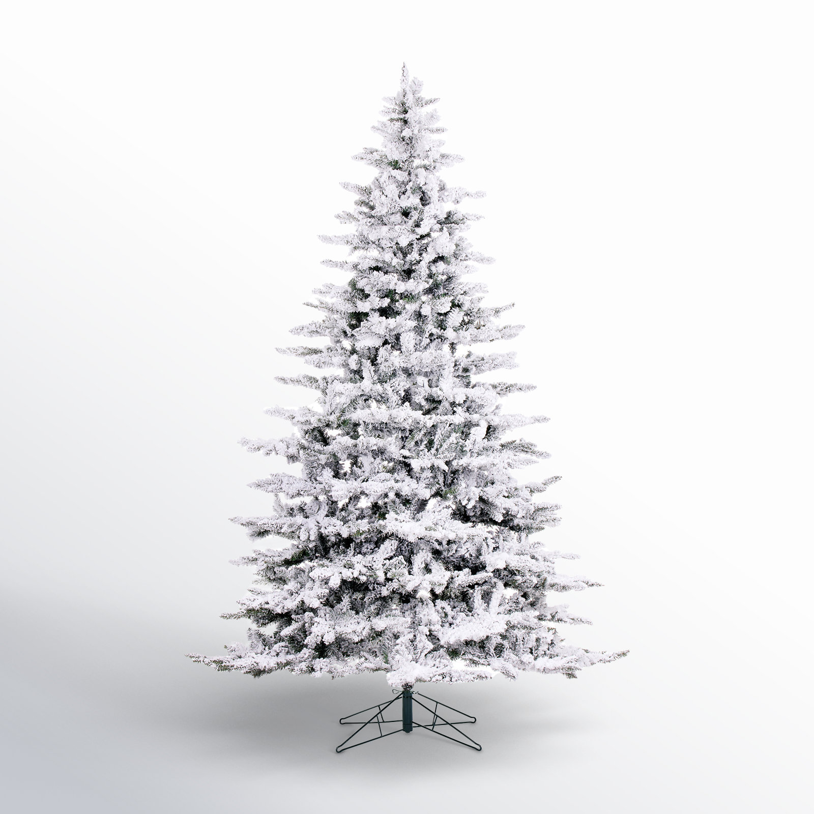 White Frosted Fir Christmas Tree, 9'