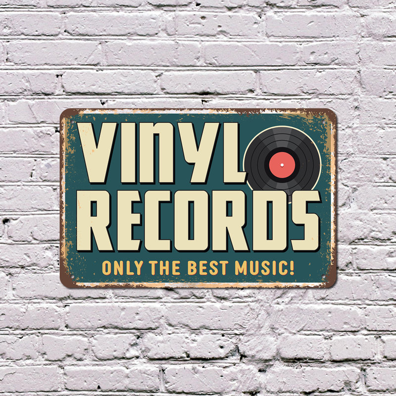 Plaque vinyle 10 po x 14 po, H 10 po x l 14 po x P 0,1 po