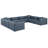 Ivion Upholstered U-Shaped Sectional Reversible-94884371