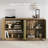 Mid Century Modern Sideboard Cabinet, Wood Arched Accent Buffet Cabinet with Storage