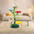 Epifano 63.8'' H Floral Cat Tree with Hammock and Condo