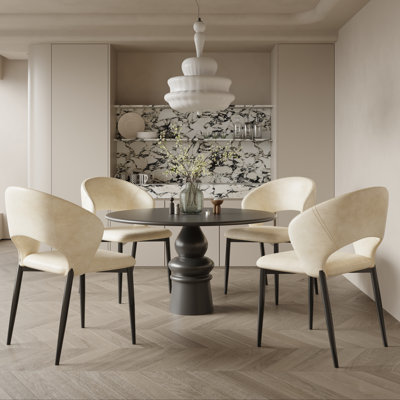 Open Back Modern Dining Chair