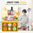 Panti 12 Cup Food Processor, 600W 4 Functions Vegetable Chopper For Chopping, Slicing, Purees & Dough, 3 Blades-117378245