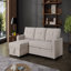 Canapé modulaire convertible rembourré avec méridienne coulissante-344434472-344434482