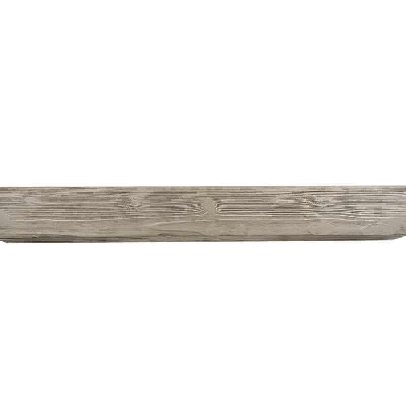 72" Rustic Wood - Home Decor Wall Shelf Mount Gray Tool