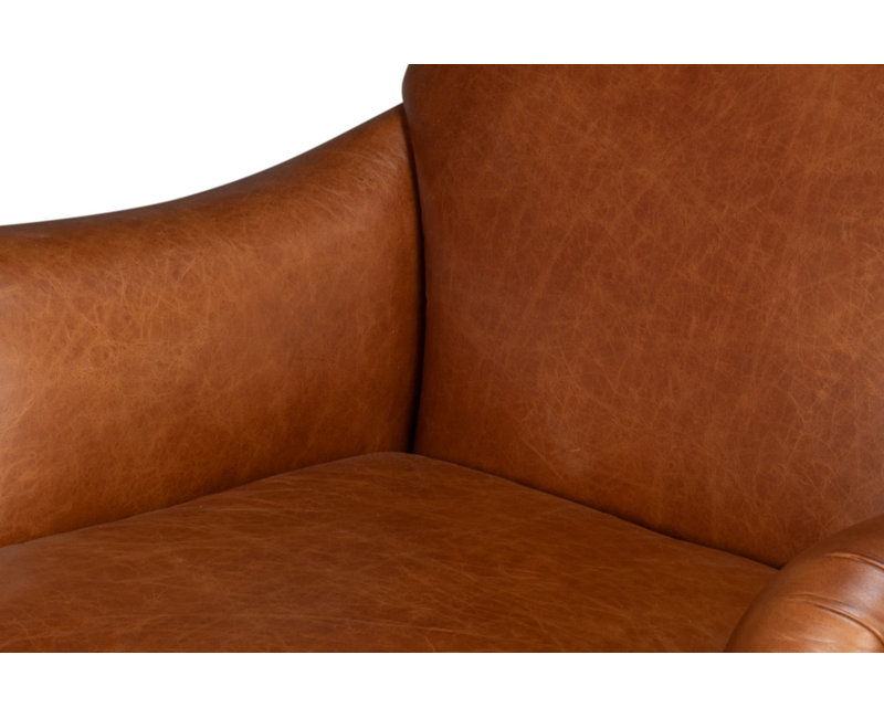 Fauteuil club rembourré Gaston