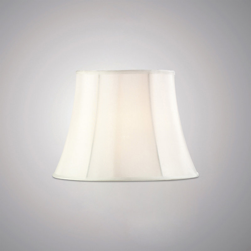 20.5cm H Polyester Empire Lamp Shade ( Clip On ) in Cream