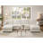 141.73'' Modular Upholstered Sectional Sofa For Living Room-341273656