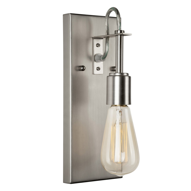 Josy Armed Sconce, Brushed Nickel