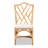 Yedinak 20.9" W Rattan Parsons Chair