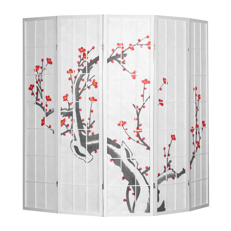 Madison Wood Room Divider, 5 panels