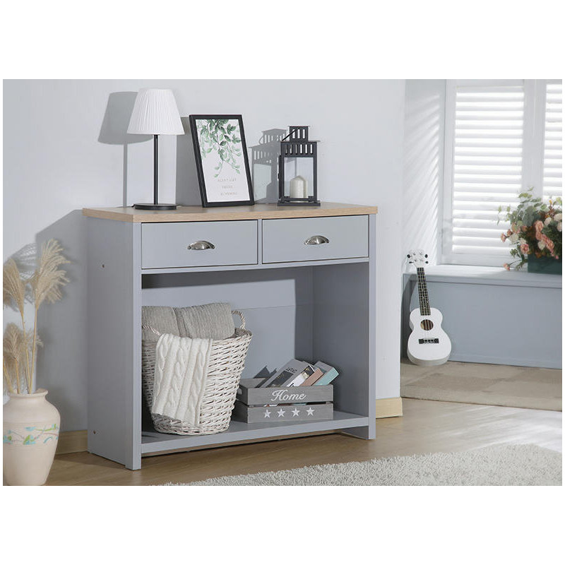 Raphaelle 99cm Console Table, Grey