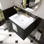 Ensemble de meuble-lavabo mural pour petit espace-35450731