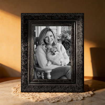 5" x 7" Black 3 PCS Traditional Picture Frame for Graduation Photo Display