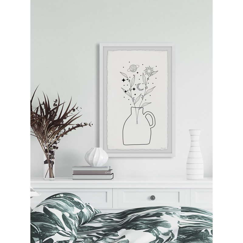 La troisième dimension - Peinture encadrée, H 36 po x l 24 po x P 1,5 po