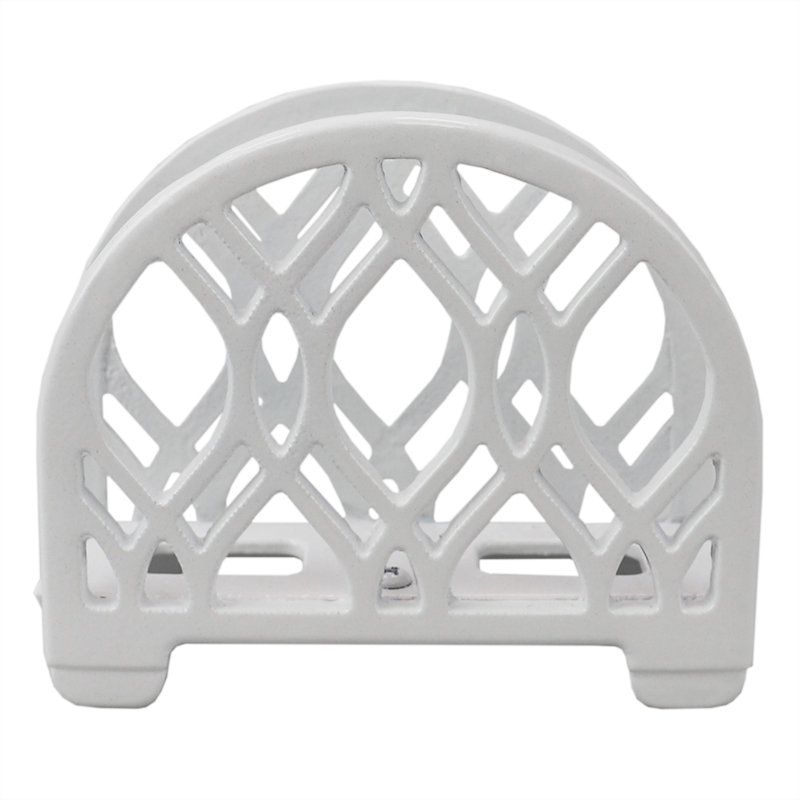 Porte-serviette vertical en fonte, Blanc