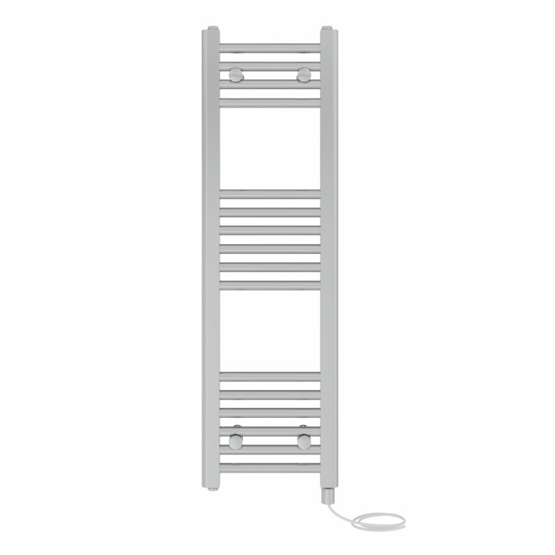Straight Towel Rail Heated Towel Rails, 100cm H x 30cm W x 3cm D, Chrome
