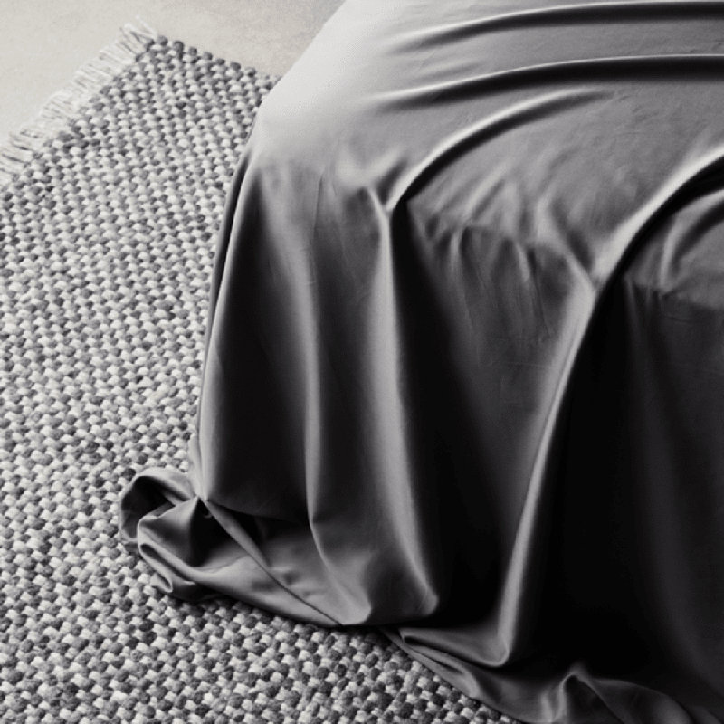 Twin Slate Bamboo Cotton Sateen Sheet Set