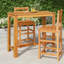 Damani Rectangular Acacia Outdoor Bar Table , 120cm cm W 60cm cm D