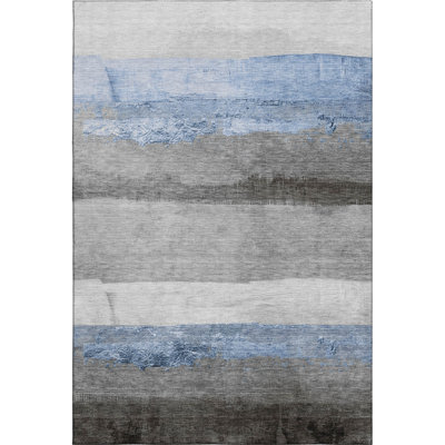 Premium Machine Washable Bennette AMF1883 Stripes Rug