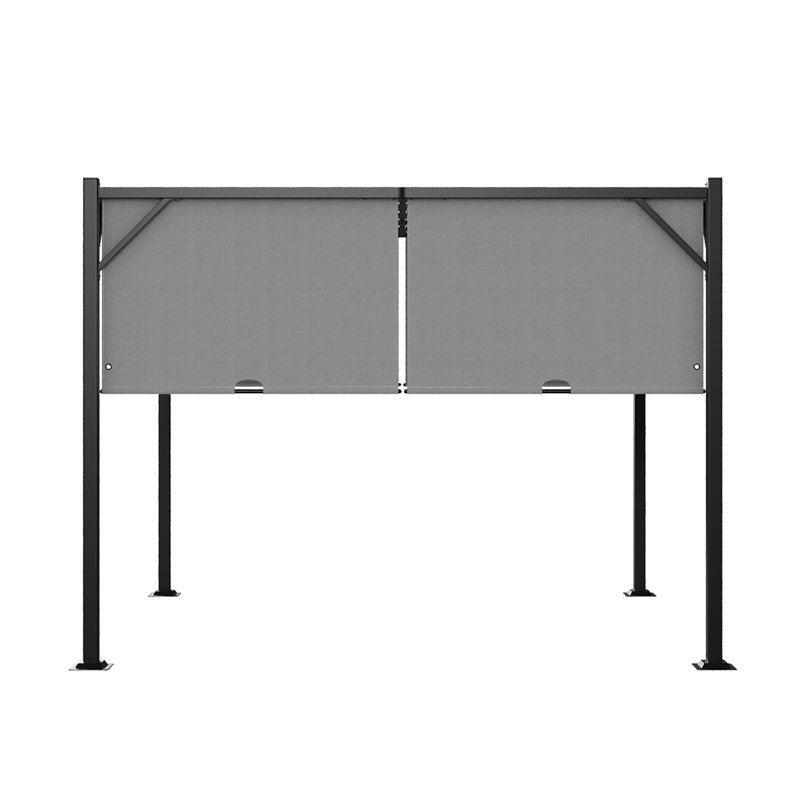 Outdoor Pergola with Retractable Canopy