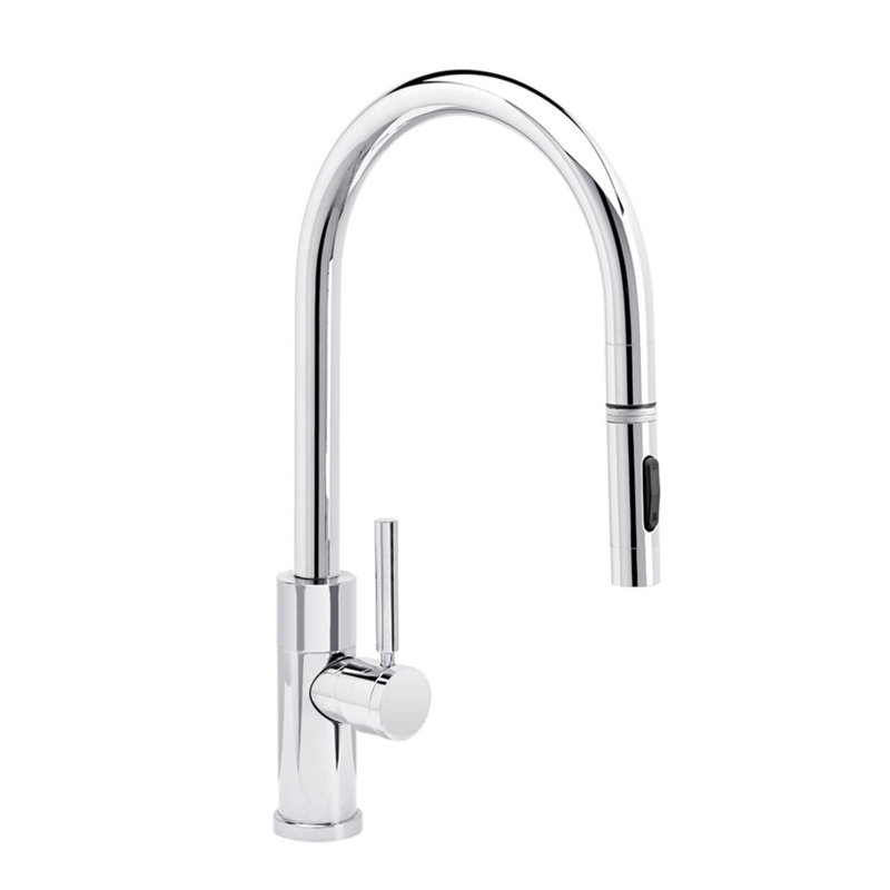 Modern Plp Pulldown Faucet -Toggle Sprayer, Chrome