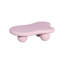 Table basse de 47 pouces pour le salon, table basse basse avec 3 pieds sphériques