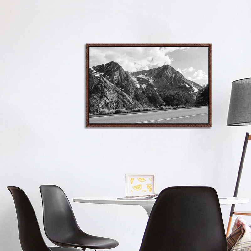 Yosemite Drives by Bethany Young - Print on Canvas, 66.04cm H x 101.6cm W x 3.81cm D, Classic Brown Wood Framed