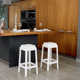 Borum 25.5'' Backless Outdoor Bar Stool