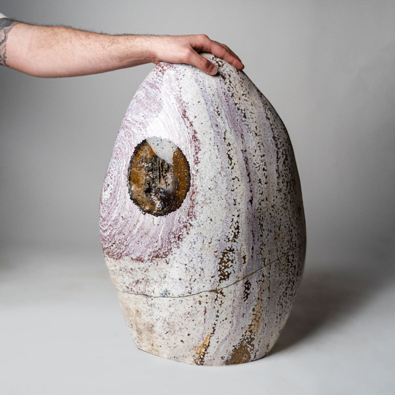 Large Genuine Polished Pink Ocean Jasper Freeform (154 Lbs)