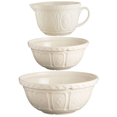 Mixing Bowls S12, S18 & Batter Bowl - Set Of 3
