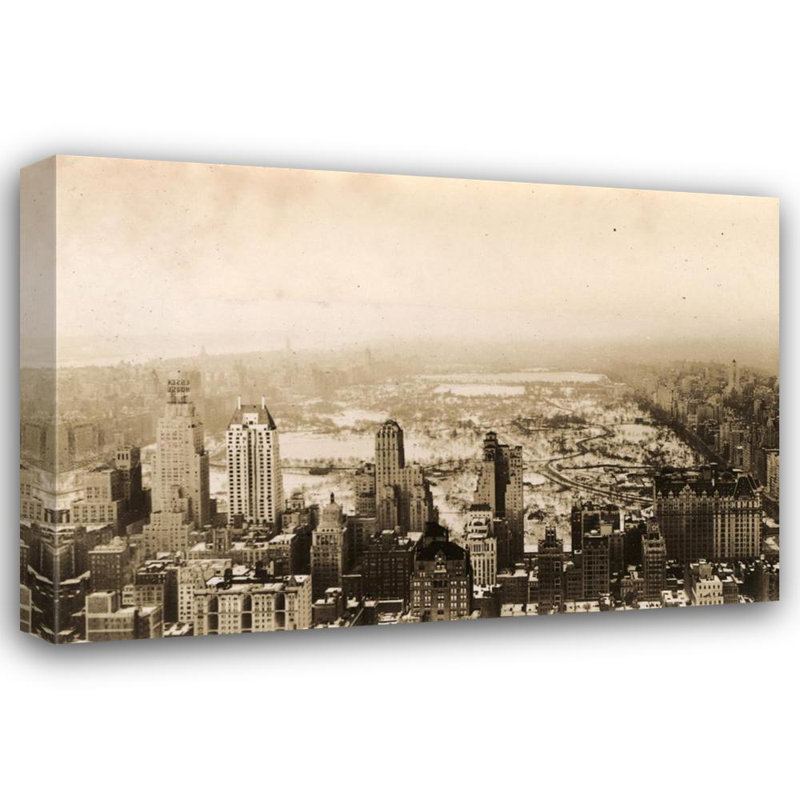 New York, Central Park - 1935, H 12 po x l 18 po